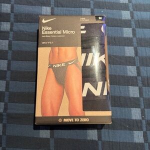 Nike Essential Micro Men's Briefs - Black and White